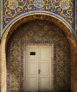 door in golestan palace
